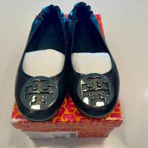 Tory Burch Classic Reva Black Ballet Shoes